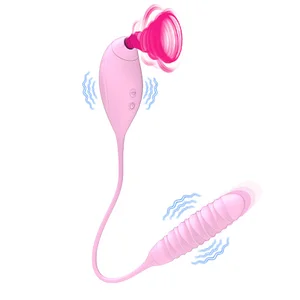 Coconi Clitoral Stimulator with Thrusting Bullet Vibrator Female private toys