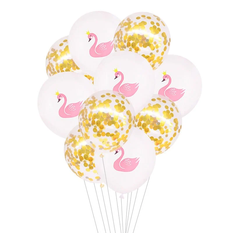 10/15pcs Swan Latex Balloons for Wedding Girl Birthday Party Decoration Baby Shower Party Supplies Air Helium Globos Kids Toy