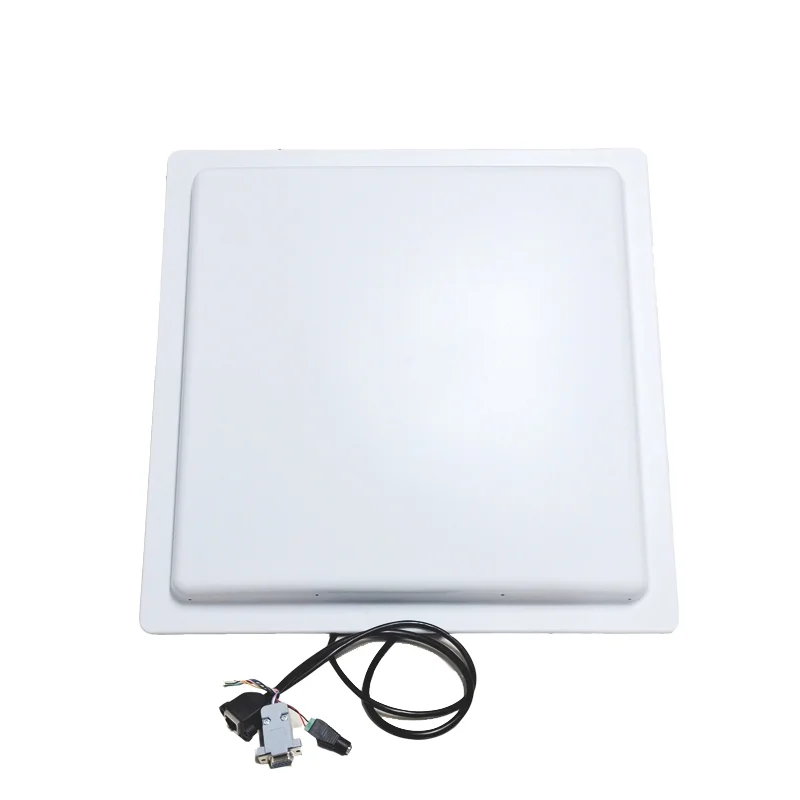 12DBi Support ISO18000-6C M100 UHF Super Long Range 25m read-distance Integrated  rfid Reader with RJ45 and POE