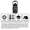 2L Insulated Water Bottle Stainless Steel Insulated Water Jug for Outdoor Sports