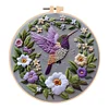 Flower Hummingbird-Embroidery Kit