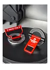 Original fashion rotating magnetic holder, unique metal design emergency handle magnetic phone holder