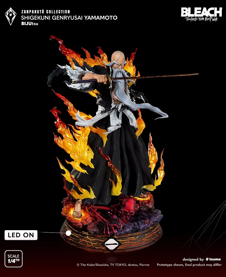 TSUME Studio - BLEACH Zanpakuto Collection Genryusai Shigekuni Yamamoto (Licensed) 1/4 Statue(GK)-