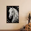 Diamond Painting-DIY Special Shaped Drill Pearl Painting Horse(30x40cm)