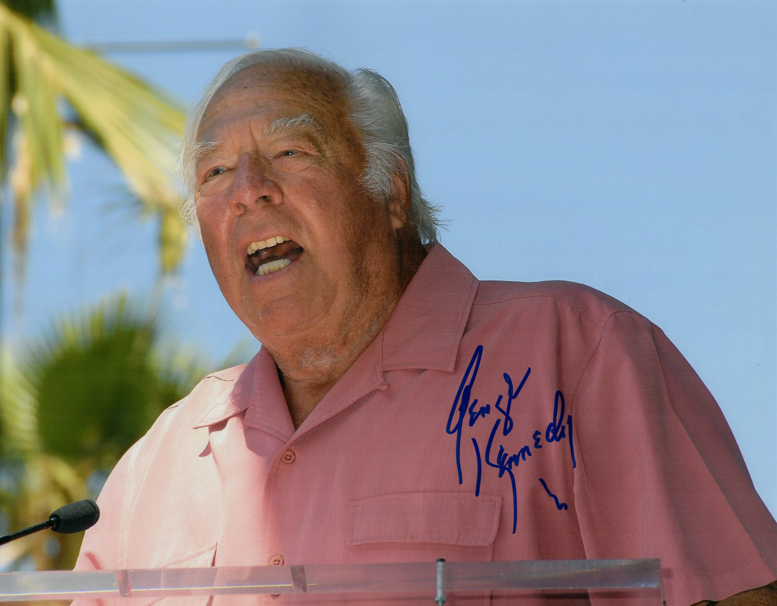 George Kennedy signed autographed 11x14 Photo Poster painting! RARE! Guaranteed Authentic! 6370