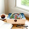 5D DIY Diamond Painting Handmade Wood Storage Box Crystal Storage Case (Deer)