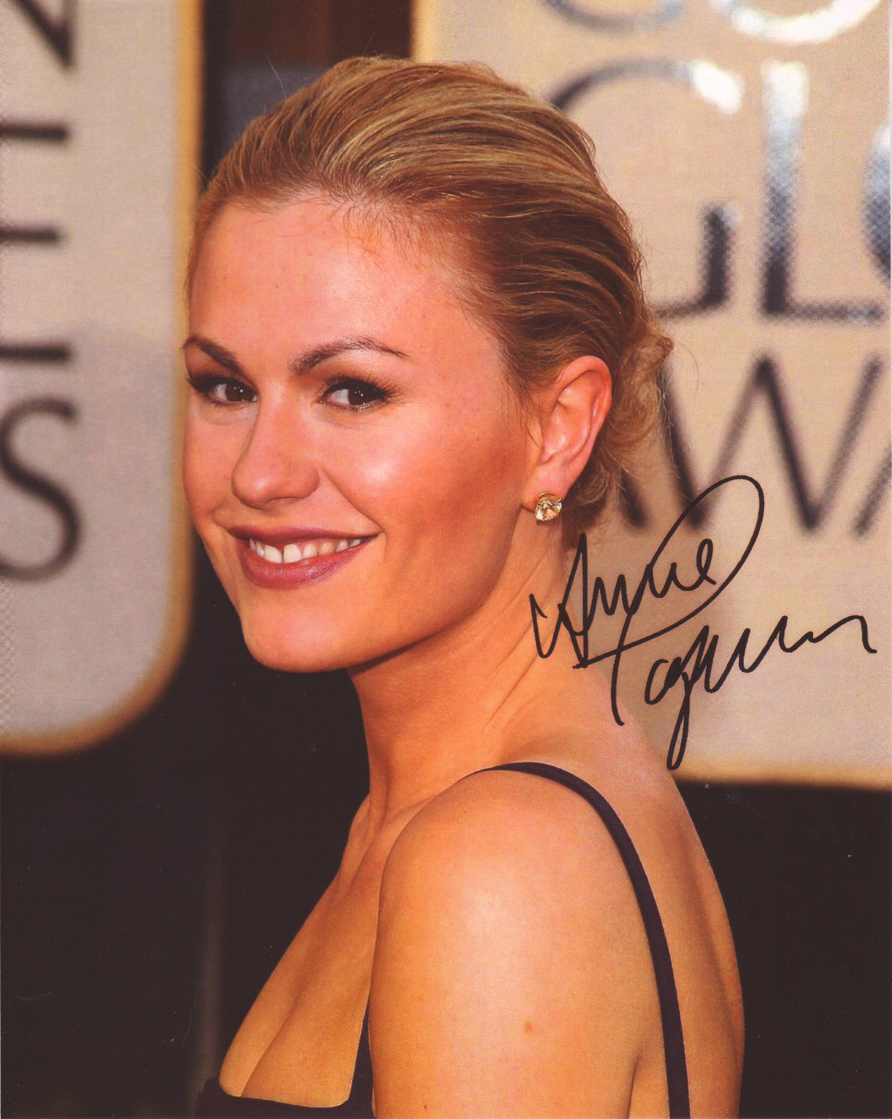 ANNA PAQUIN - TRUE BLOOD AUTOGRAPH SIGNED PP Photo Poster painting POSTER