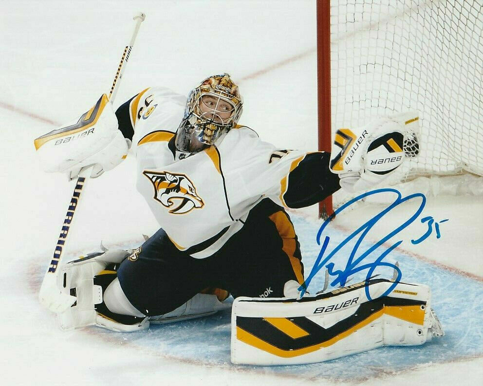 Pekka Rinne Autographed Signed 8x10 Photo Poster painting ( Predators ) REPRINT