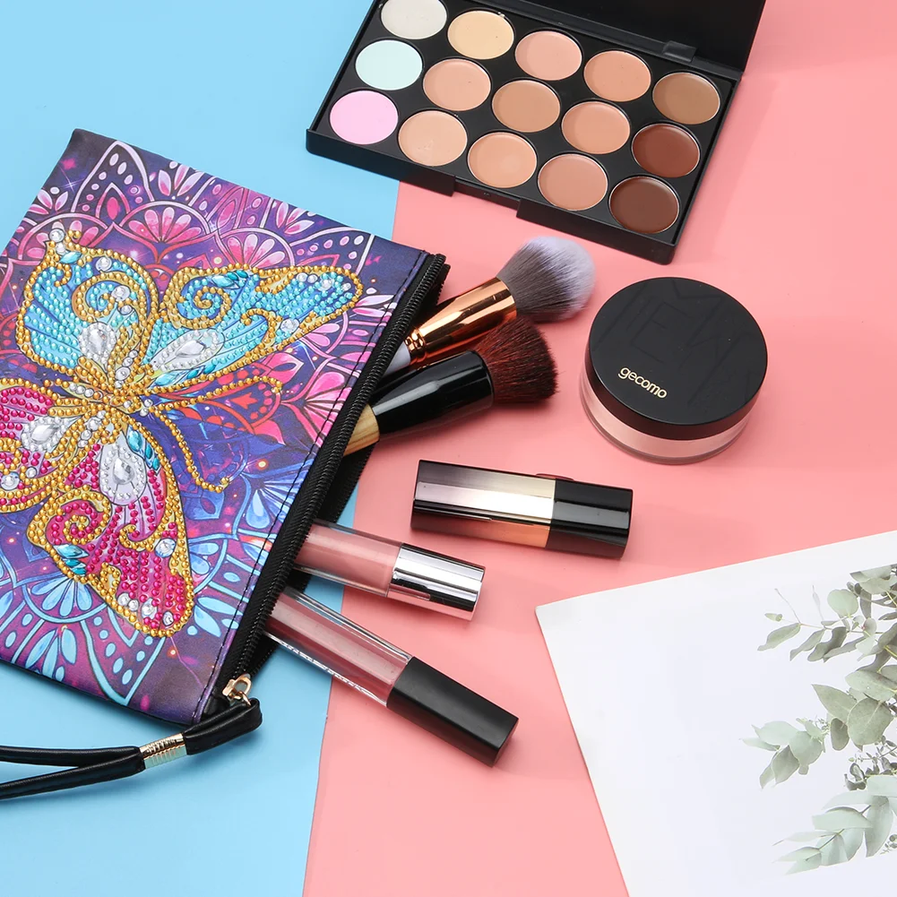 Diamond Painting Clutch DIY Special Shaped Drill PU Leather Handbag