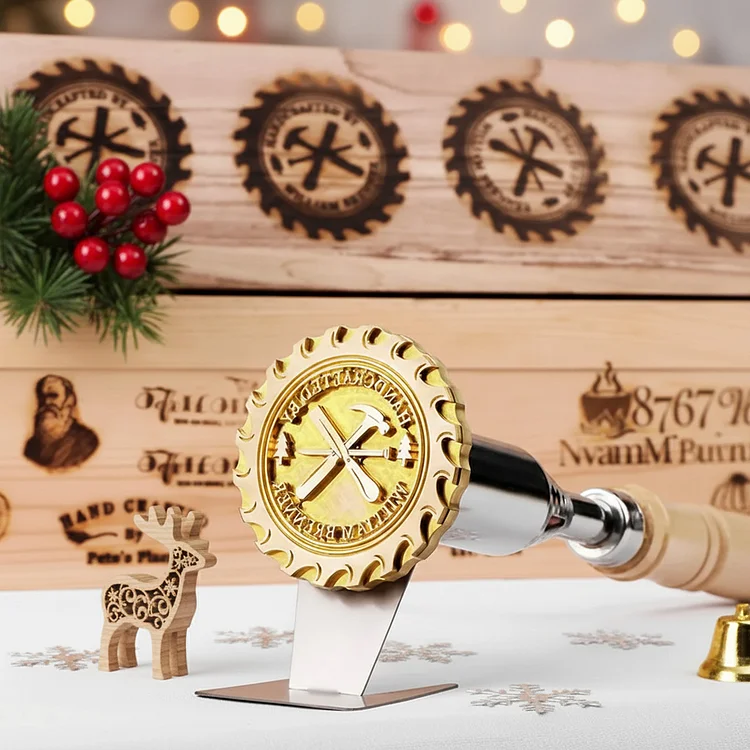 Personalized Wood Branding Iron, Custom Electric Branding Iron with Custom Stamp, Christmas Gift for Woodworkers