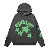 Unisex Young Thug Spider 555 Stars Letter Printed Thicken Hoodie 