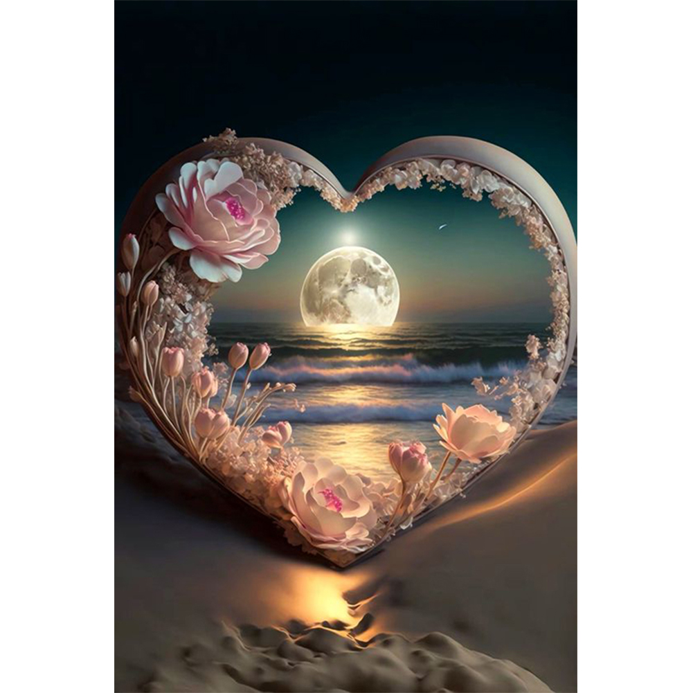 Love Beach-Paint by Numbers-16"x24"/40*60cm