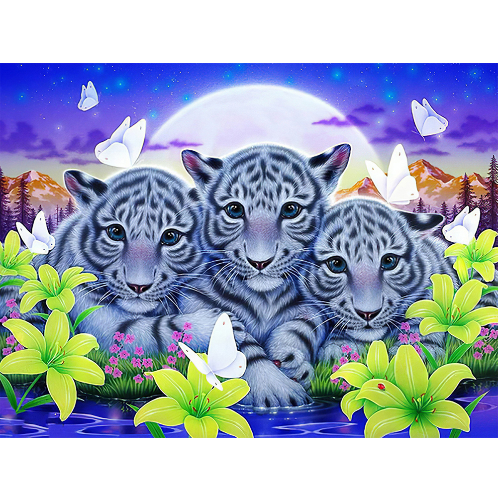 

Tiger - Round Drill Diamond Painting - 40*30CM, 501 Original