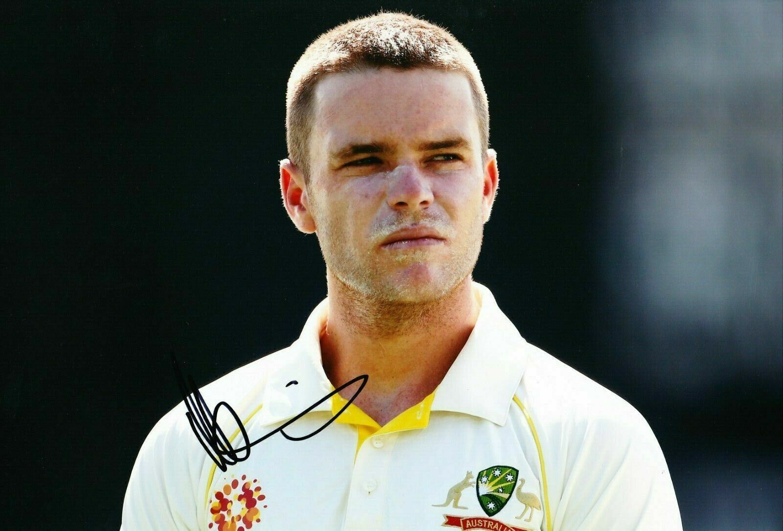 Marcus Harris Signed 12X8 Photo Poster painting Aussie Cricket Legend AFTAL COA (2669)