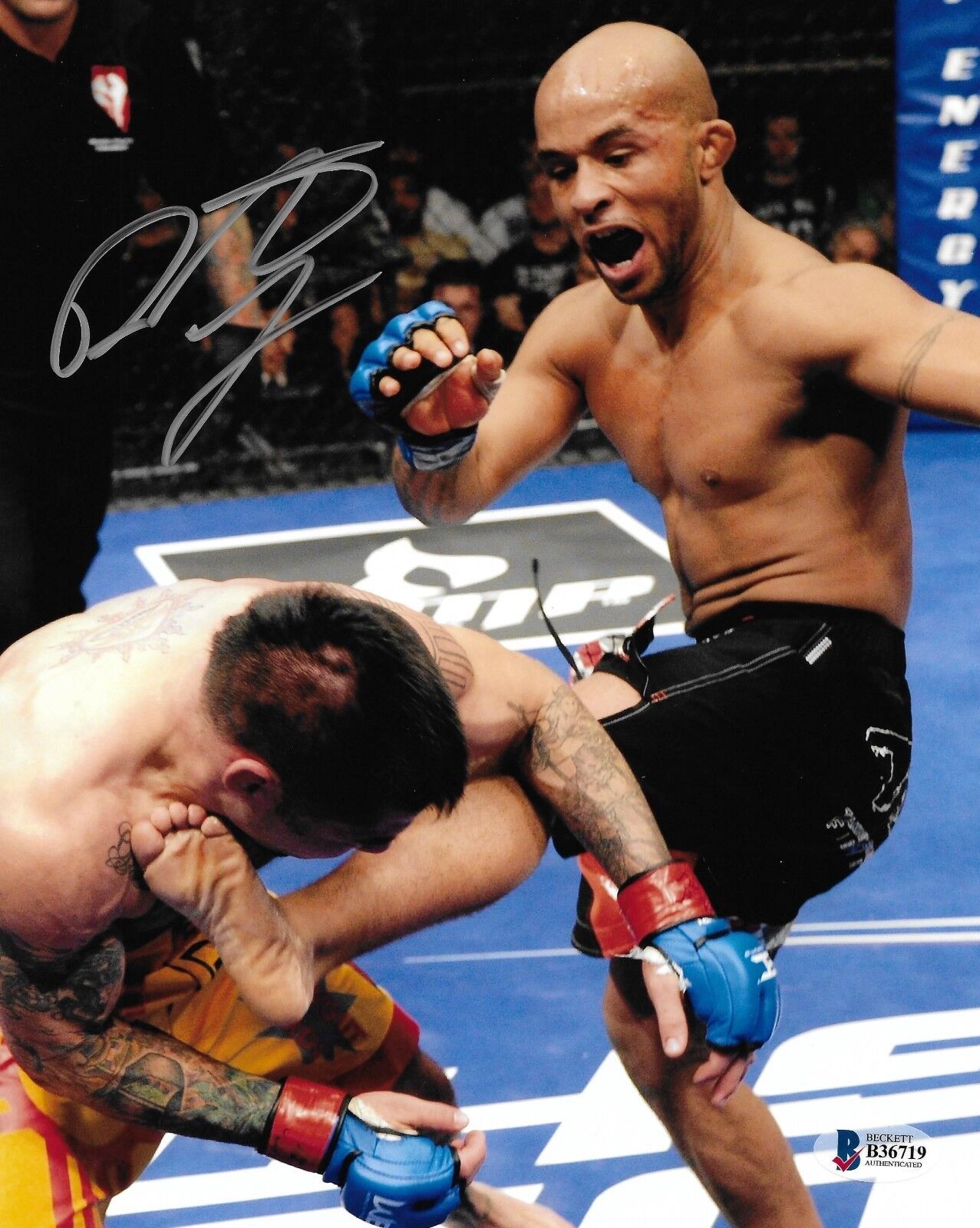 Demetrious Johnson Signed 8x10 Photo Poster painting BAS Beckett COA UFC WEC Picture Autograph 3