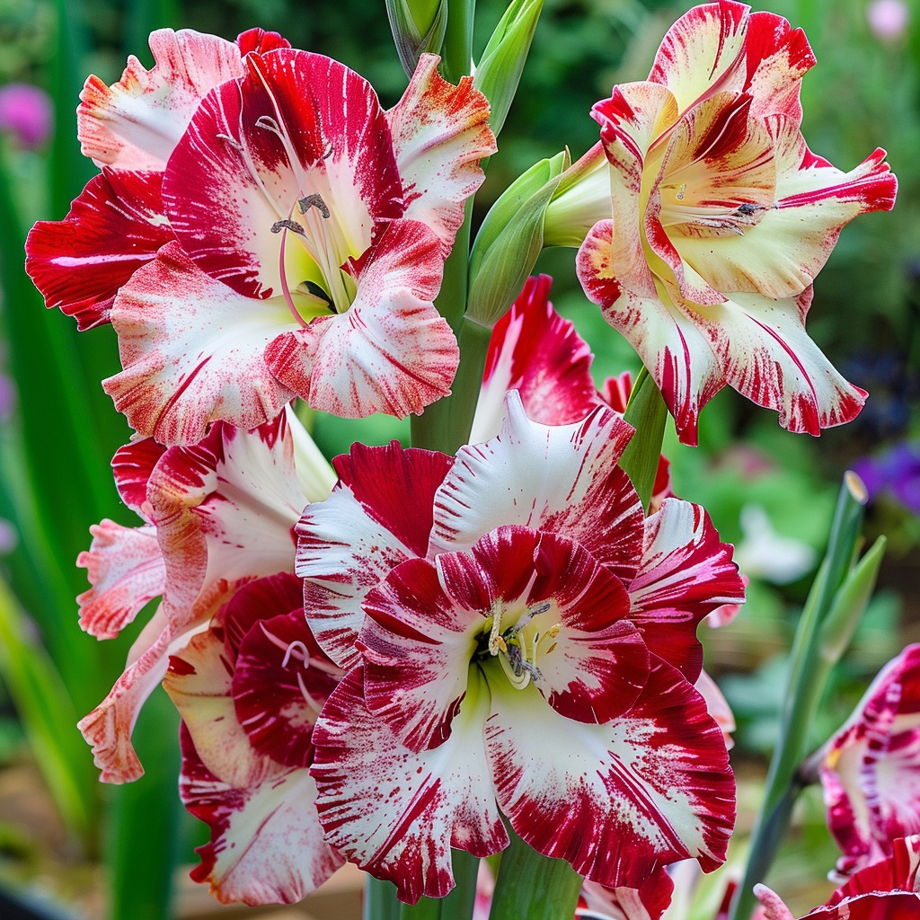 Crimson Stardust Gladiolus Corms🌺