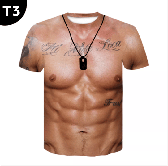 Special gift for husband丨Muscle Tattoo  All Over Print T-Shirt