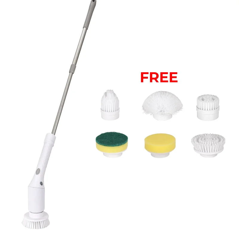 Waterproof Telescopic Electric Spin Scrubber