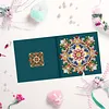 6pcs Diamond Painting Mandala Greeting Card Kits with Envelopes for Family Friend Gifts