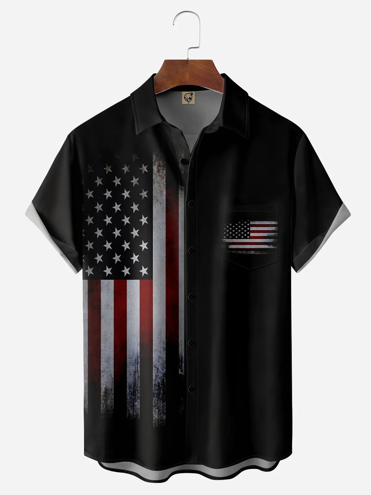 Unisex Casual Printed Short Sleeve Shirt / TECHWEAR CLUB / Techwear