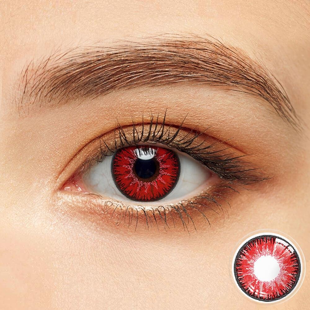 Radiance Red Contact Lenses