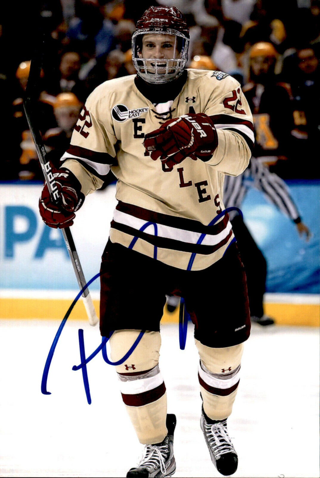 Paul Carey SIGNED 4x6 Photo Poster painting BOSTON COLLEGE / WASHINGTON CAPITALS #4