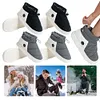 Unisex Winter Heated Shoes Rechargeable Electric Heating Slippers Thermal Shoes