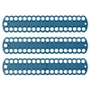 3pcs Cross Stitch Row Line Board PC 37-Hole Winding Board for DIY Sewing Storage