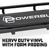 Powerbuilt 36 Inch Rolling Garage Creeper, Tubular Steel Body, Padded Foam and Head Rest, Car Repair, Automotive, 250 Pound Capacity - 640940