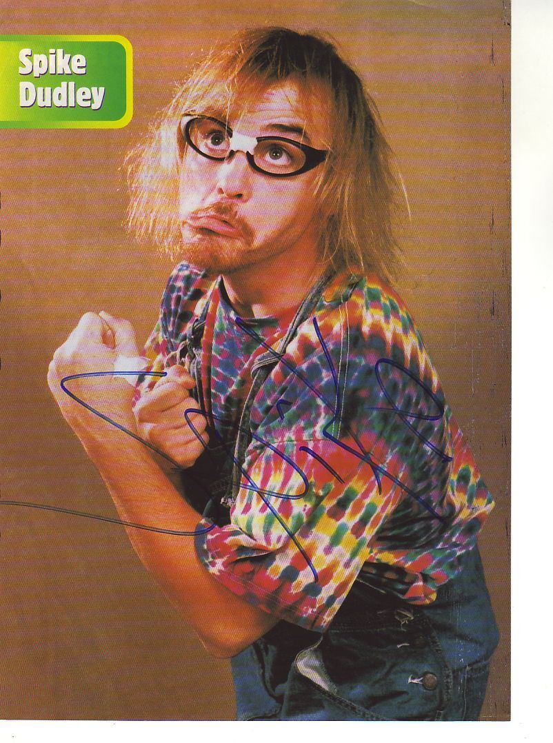 WWE WWF SPIKE DUDLEY AUTOGRAPHED HAND SIGNED 8X10 Photo Poster painting WRESTLING PICTURE