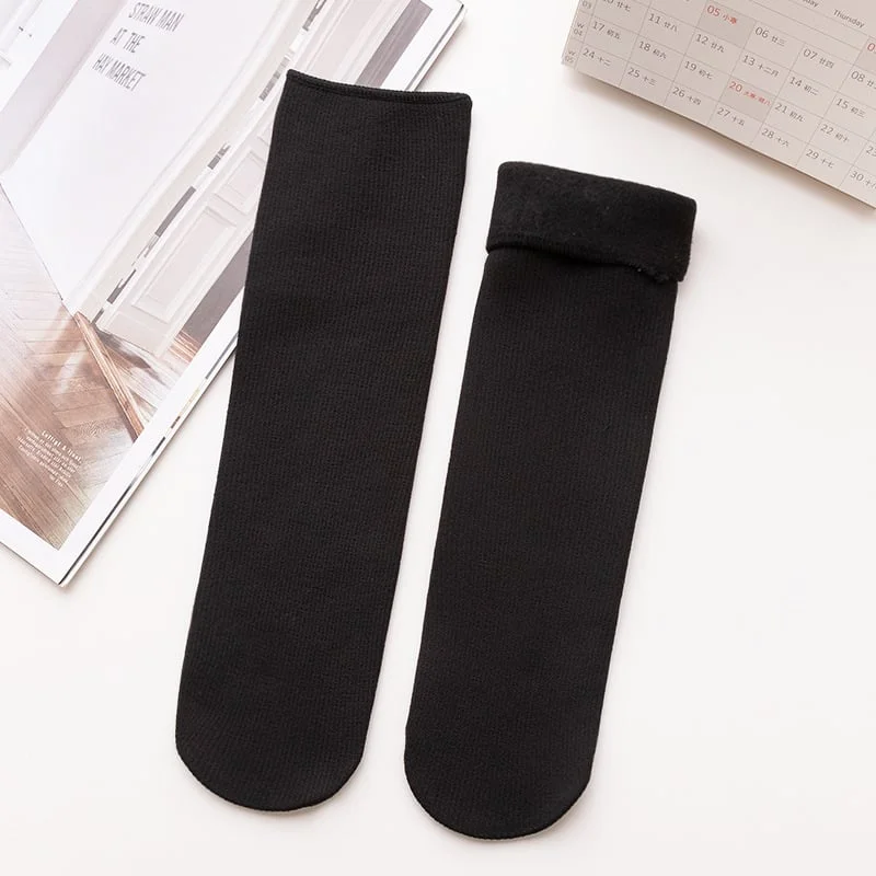 🔥PROMOTION 🎉Buy 2 Get 4 Free🌼NEW Snugly Velvet Winter Thermal Socks🧦