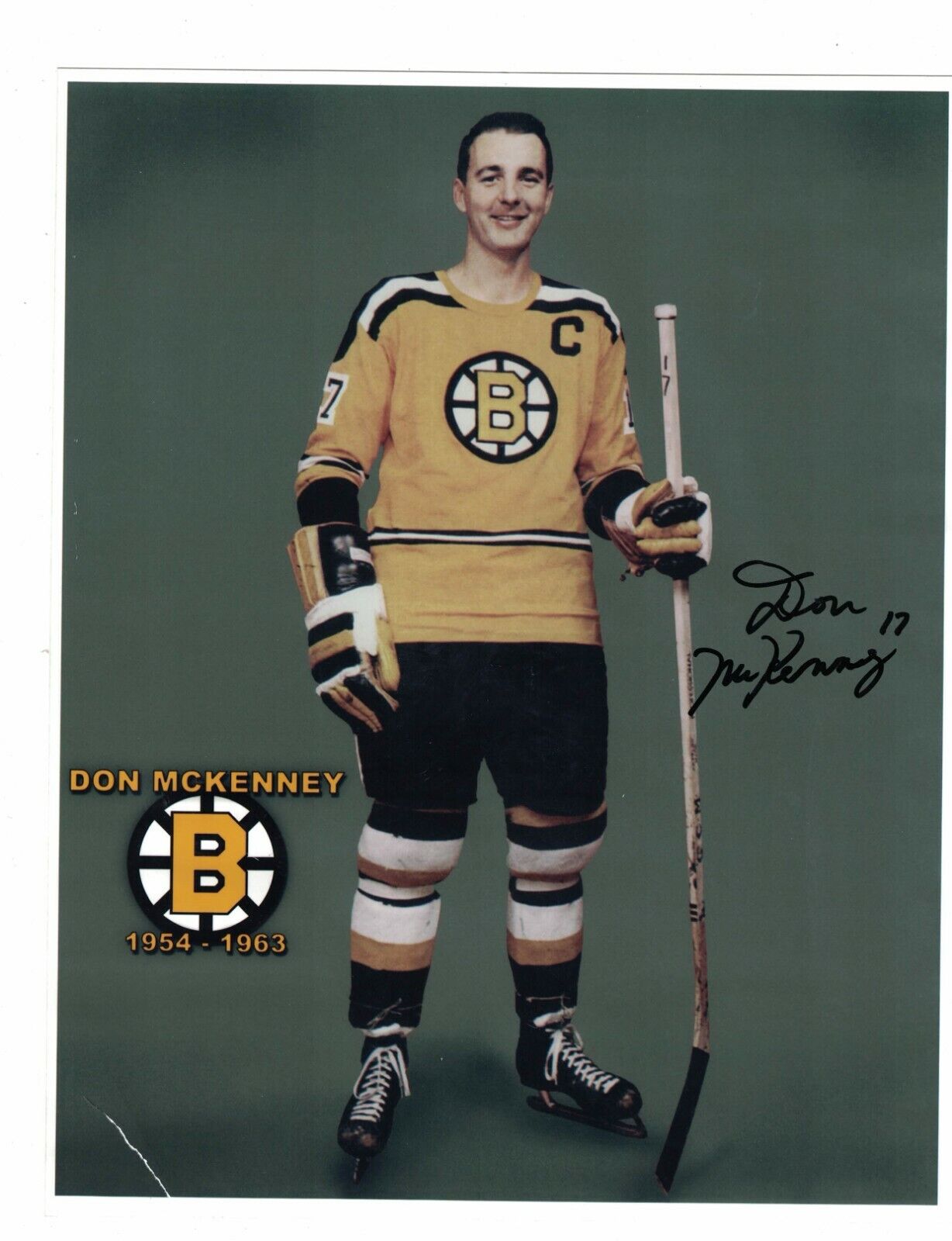 Don McKenney Boston Bruins Signed Photo Poster painting W/Our COA Please Read Description
