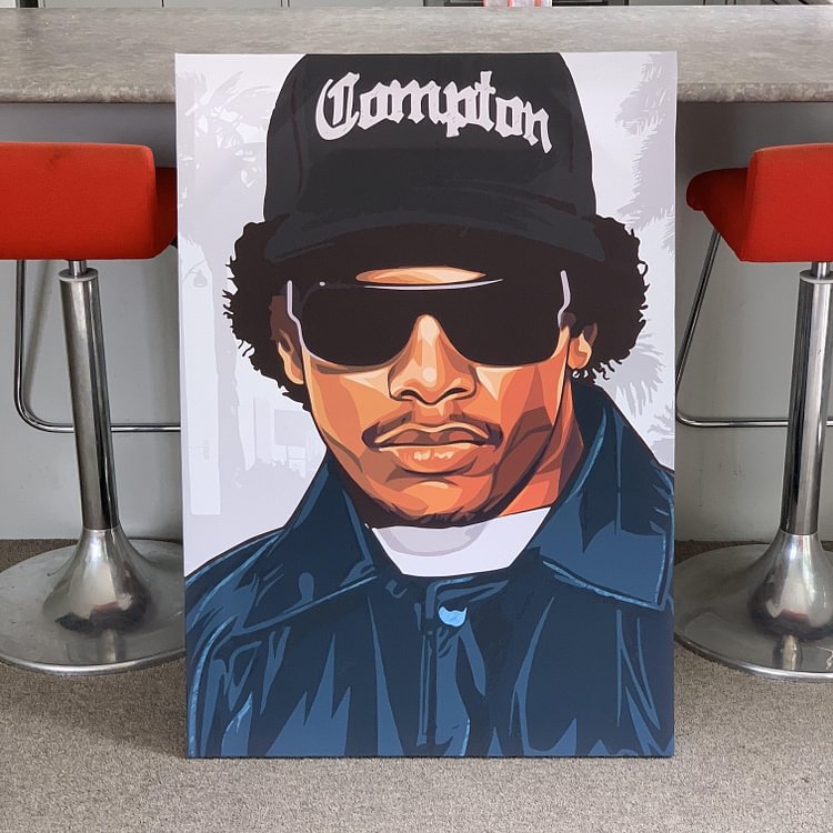 Hip Hop Music Rapper Stars Eazy E Canvas Wall Art