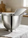 Pour Shield Stainless Steel Food Processor Attachment Safety Shield for Kitchen Aid Stand Mixers and Dishwasher Safe