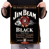 Jim Beam Black Whiskey - Metal Tin Signs(8*12Inch/12*16Inch) - Bar