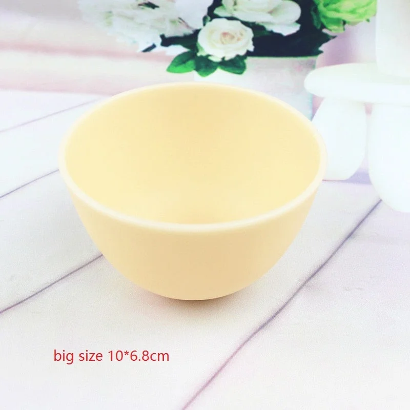 1PC Non-toxic Silicone Mask Mud Essential Oil Bowl Face Skin Care Tools Convenient Clean Durable Makeup Portable