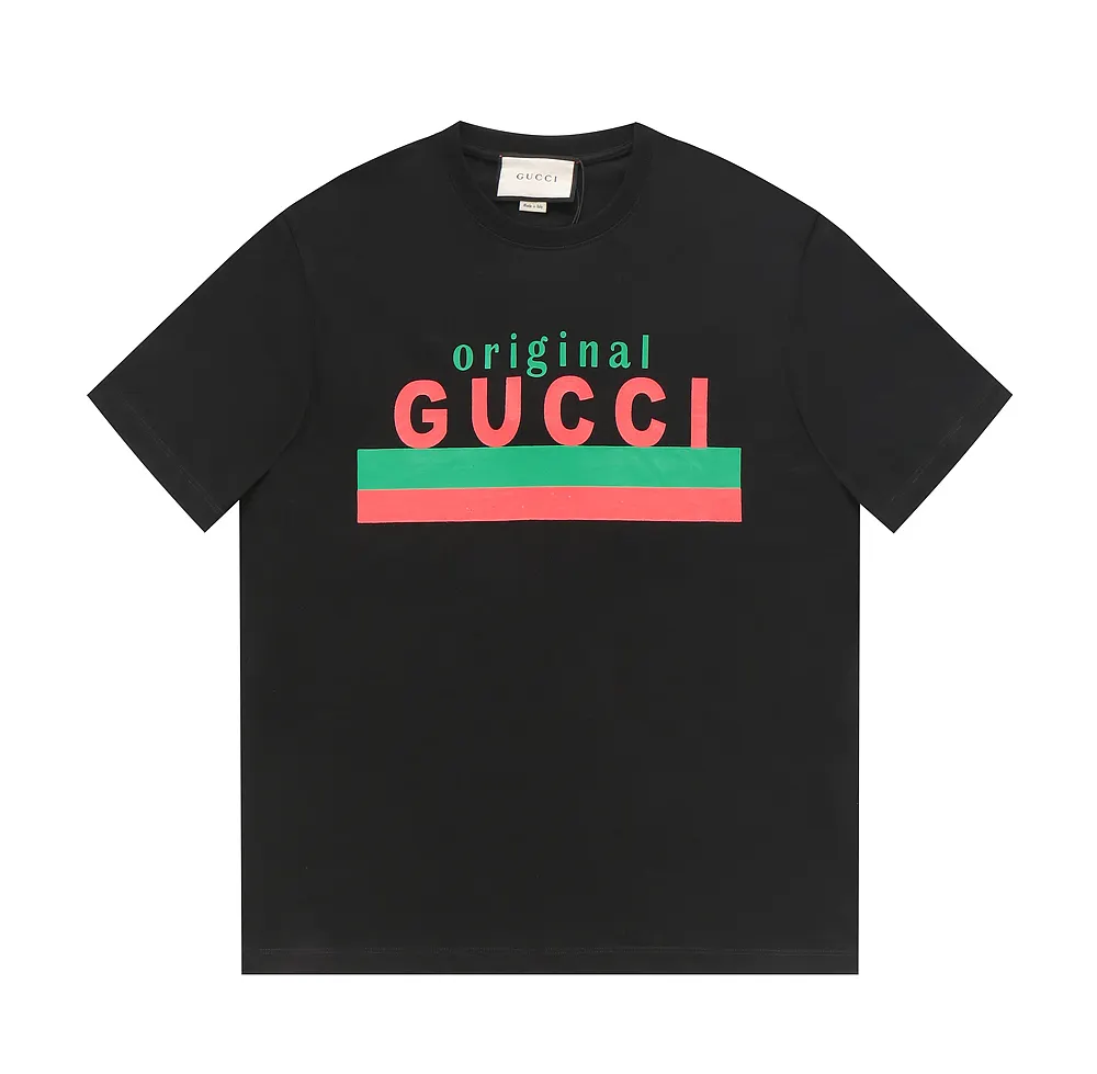 Color Block Stripe Graphic T-Shirt - Front
