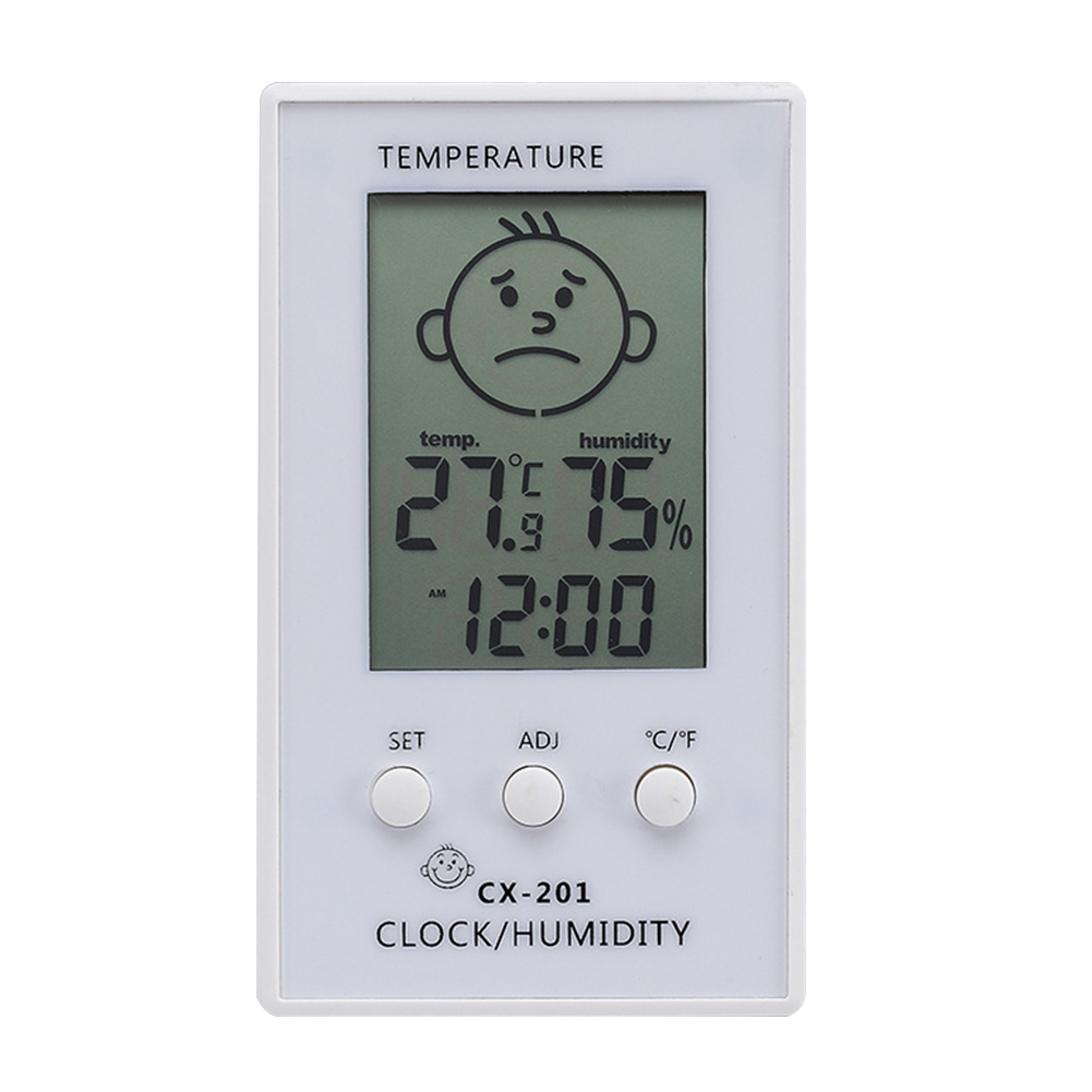 

Digital Clock Hygrothermograph Room Temperature Humidity Meter Hygrometer, 501 Original