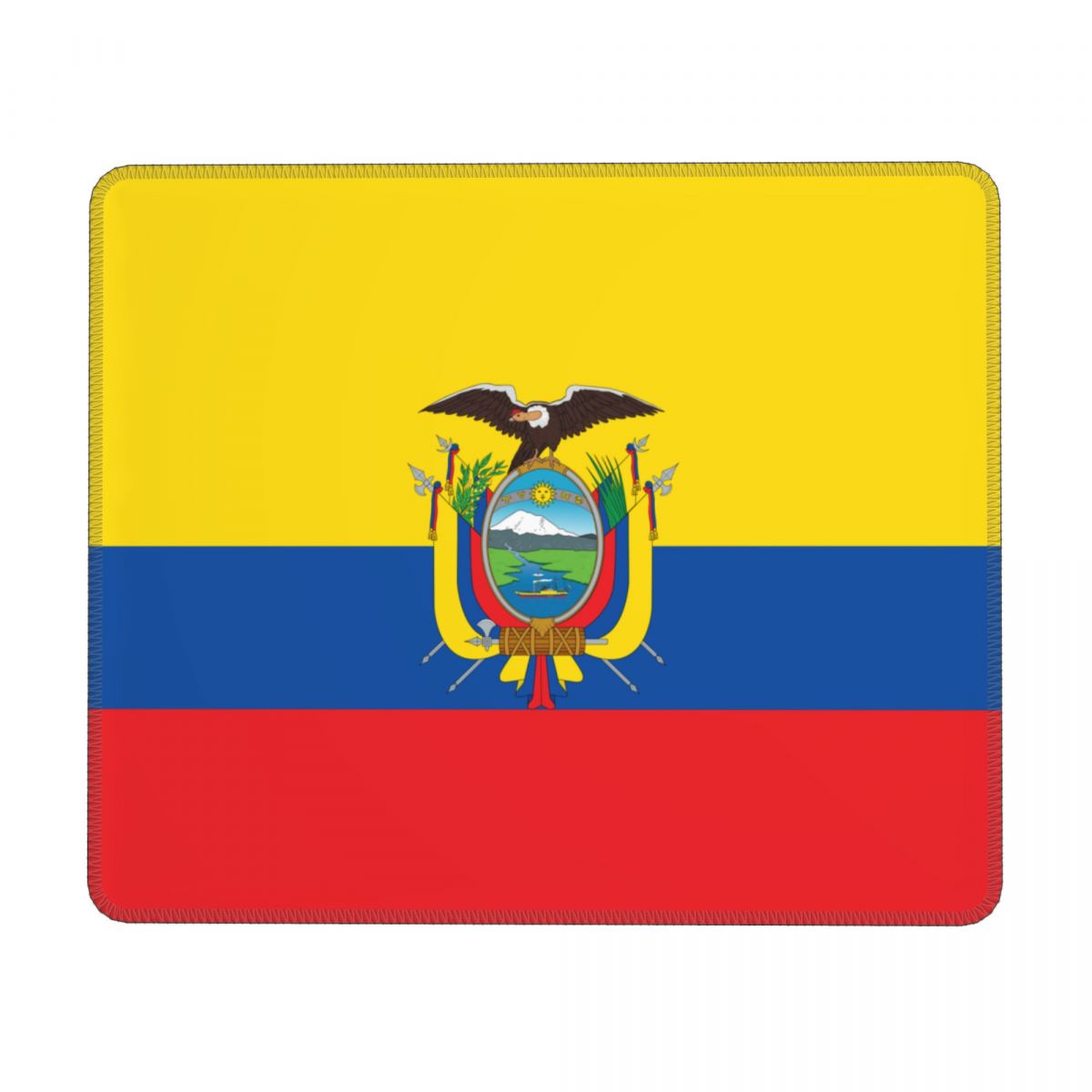 Ecuador Flag Rectangle Gaming Anti-Slip Rubber Mousepad