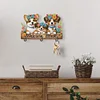 Süße Hunde aus Holz - 5d DIY Basteln Wandhaken