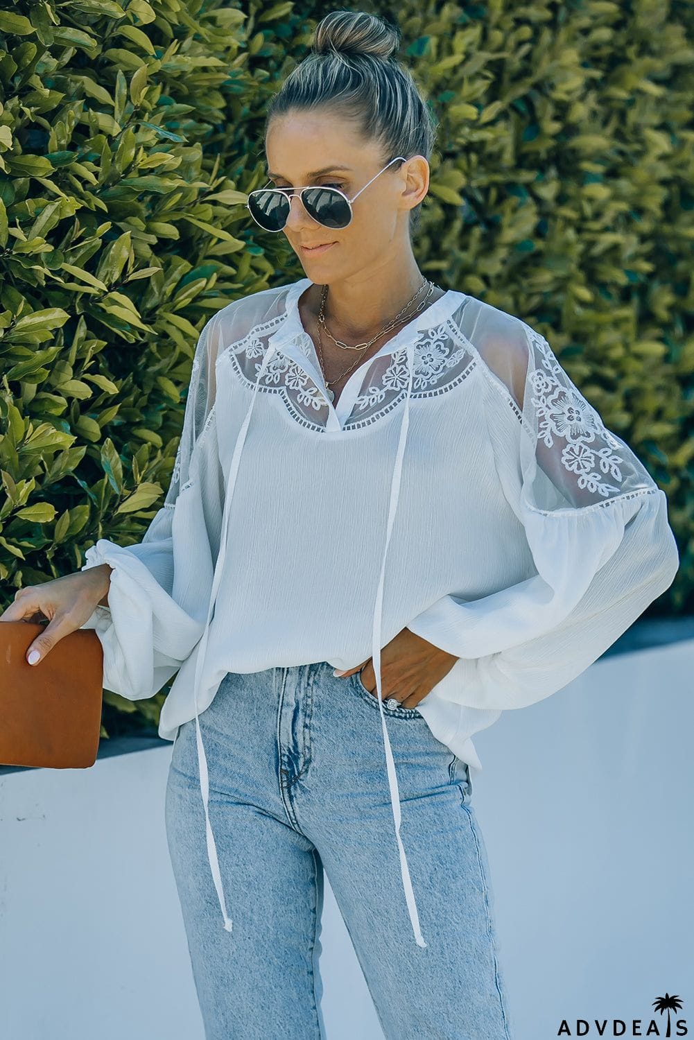 Formal Invitation Lace Blouse