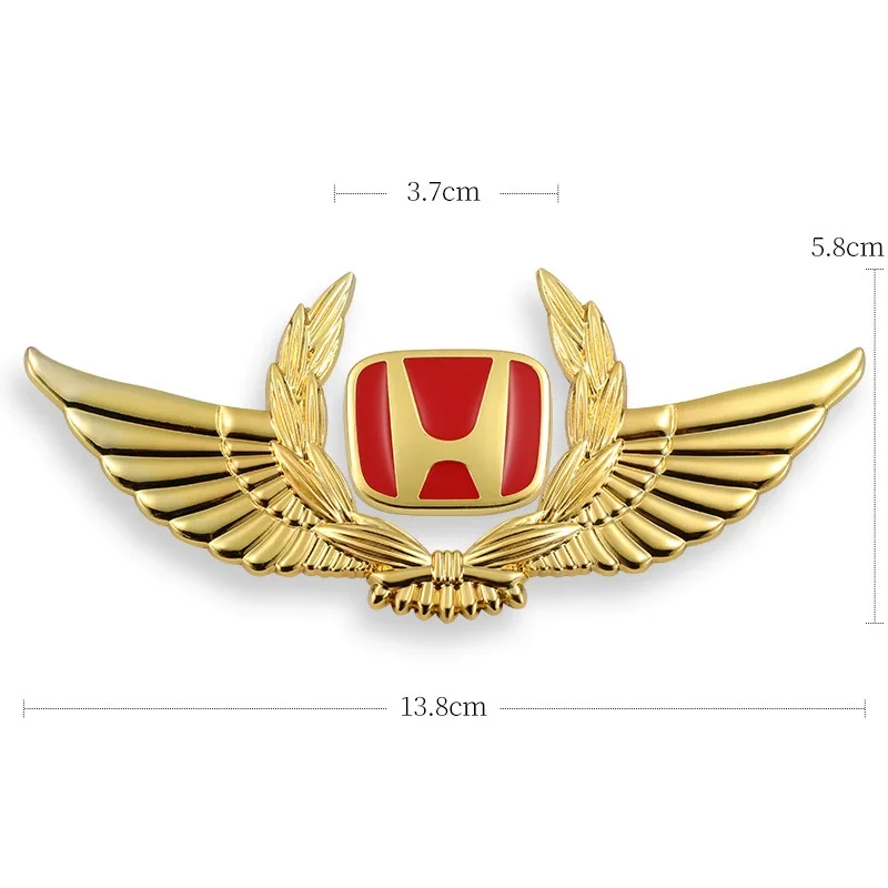 3D car metal badge decorative side label (customized car logo)