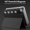 Vertical Magnetic Stand Black Protective Case Suitable For IPad 10.9 Magnetic Protective Case Air45 Multi-Functional Stand, Removable Magnetic Protection Supports Multiple Usage Modes And Automatic Sleep