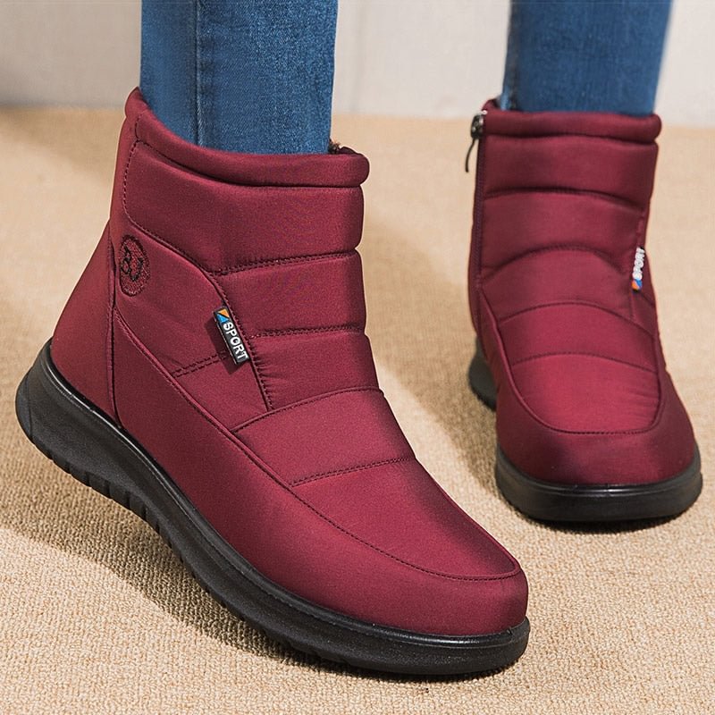 Women Boots 2021 New Winter Shoes For Women Snow Boots Low Heels Botas Mujer Keep Warm Waterproof Ankle Boots Winter Botte Femme