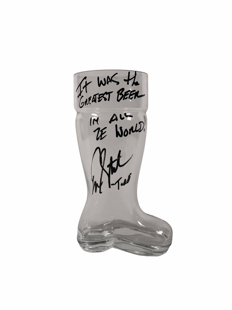 Erik Stolhanske Signed Beerfest Das Boot Todd Autographed  3