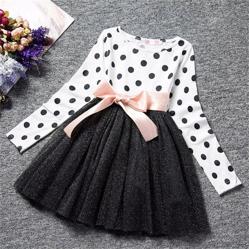 Winter Autumn Long Sleeve Children Girl Dresses Casual School Dress for Girls Fancy Dress Kids Girl Party Wear Clothing 3 8T