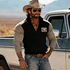Men's Western-style Cowboy Pullover by Inlyline