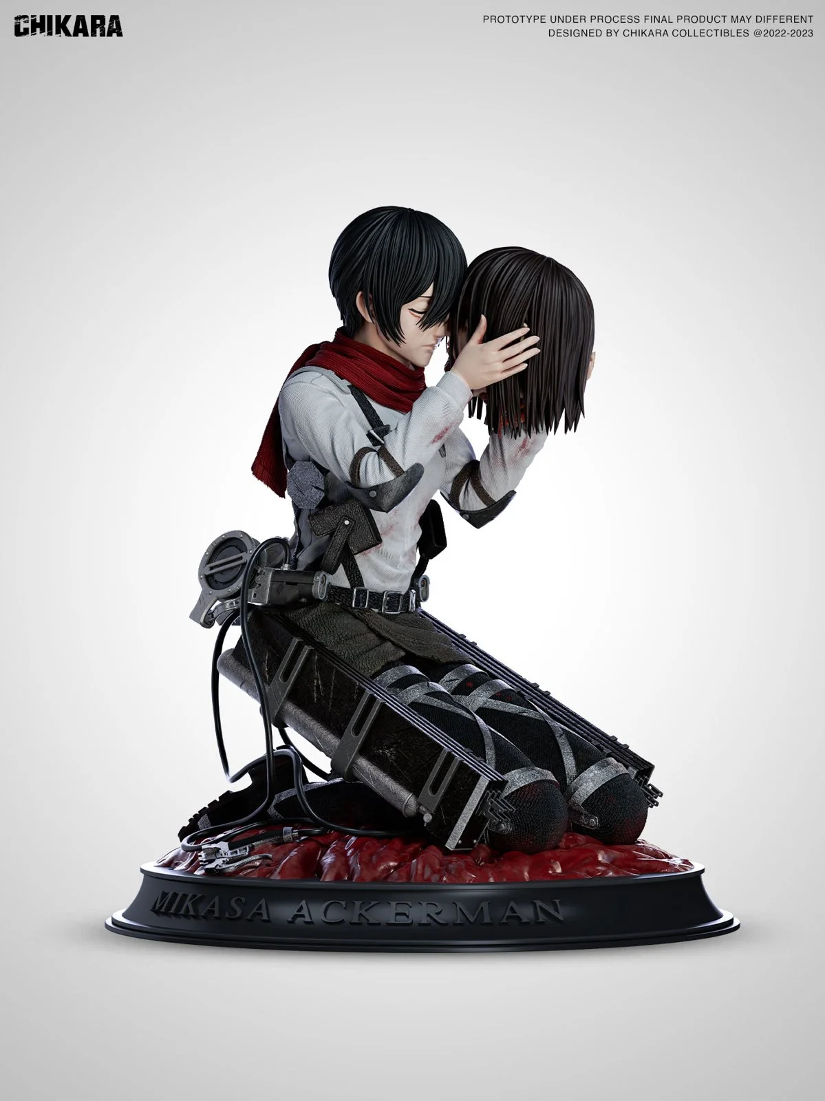 1/6 Scale Mikasa Ackerman Goodbye Eren Jaeger - Attack On