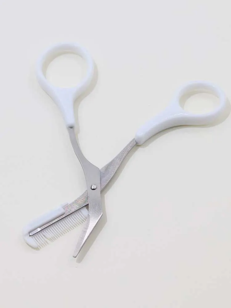 Eyebrow Trimming Scissor With Comb