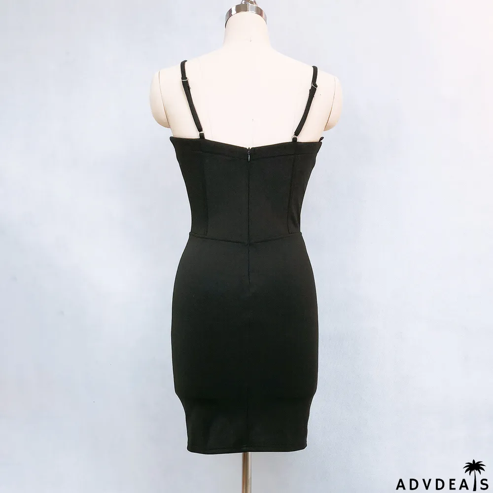 Strapless Beaded Diamond Sexy Bodycon Dress Wedding Formal Party Dress